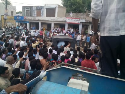 Masked men murdered former Sarpanch in sikar rajasthan by gun shot