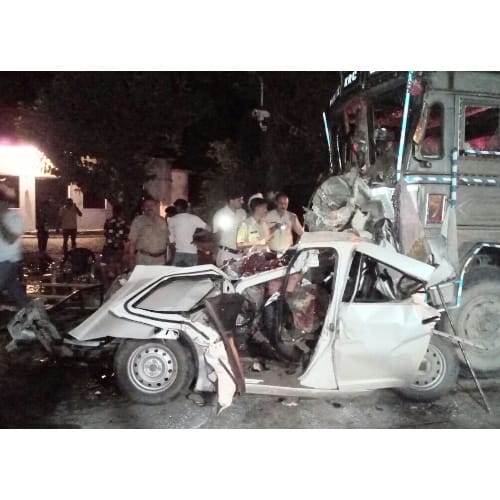 Himachal Sirmour Paonta five died in road accident