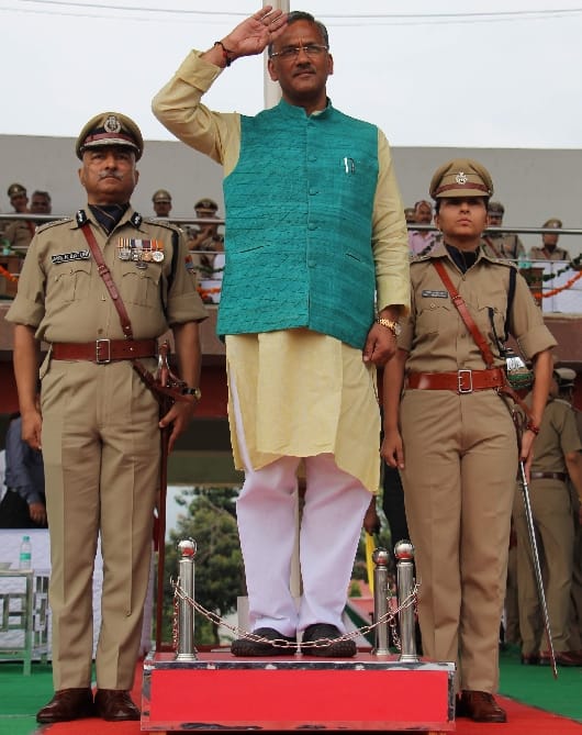 uttarakhand police constable passing out pared in dehradun