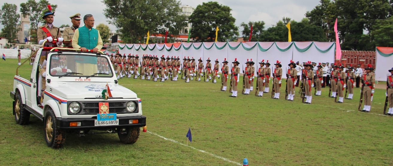 uttarakhand police constable passing out pared in dehradun