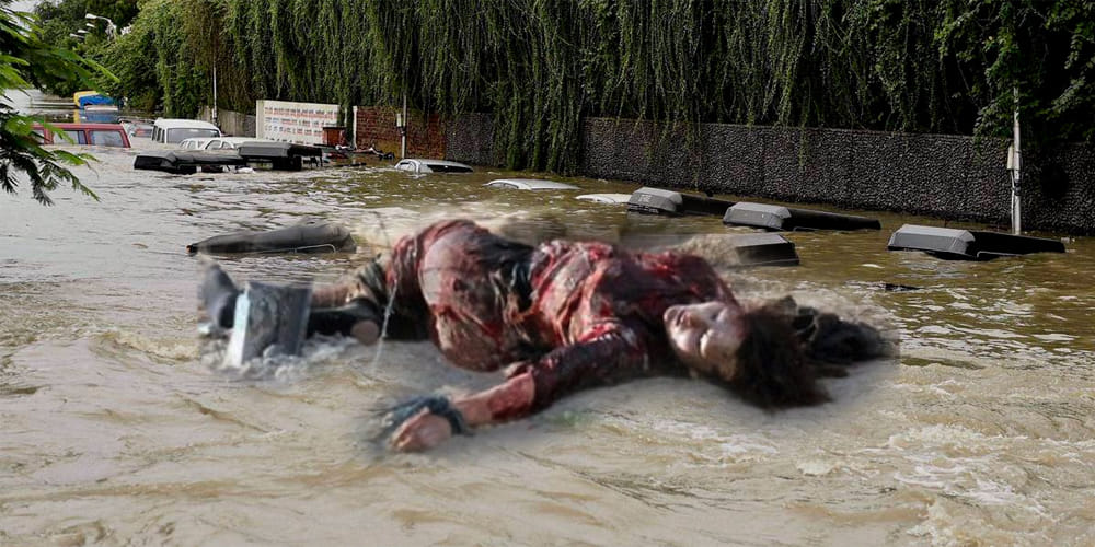 man rape sister in law in bihar and then through her in flood water