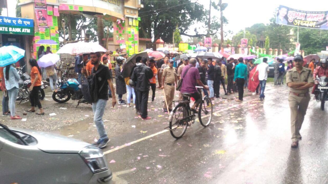 student union election in sgrr pg college dehradun