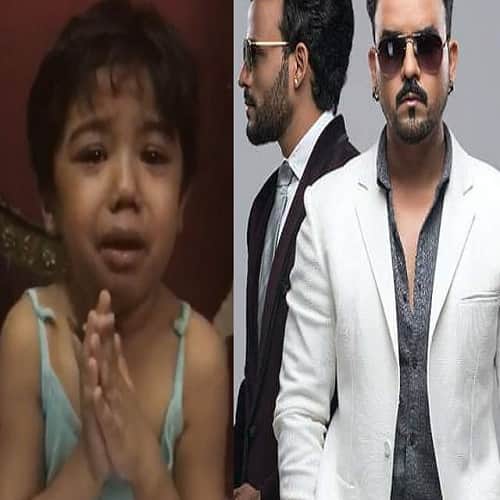 This child Toshi Sabri is niece of bollywood singers Virat Kohli was shared crying girls video