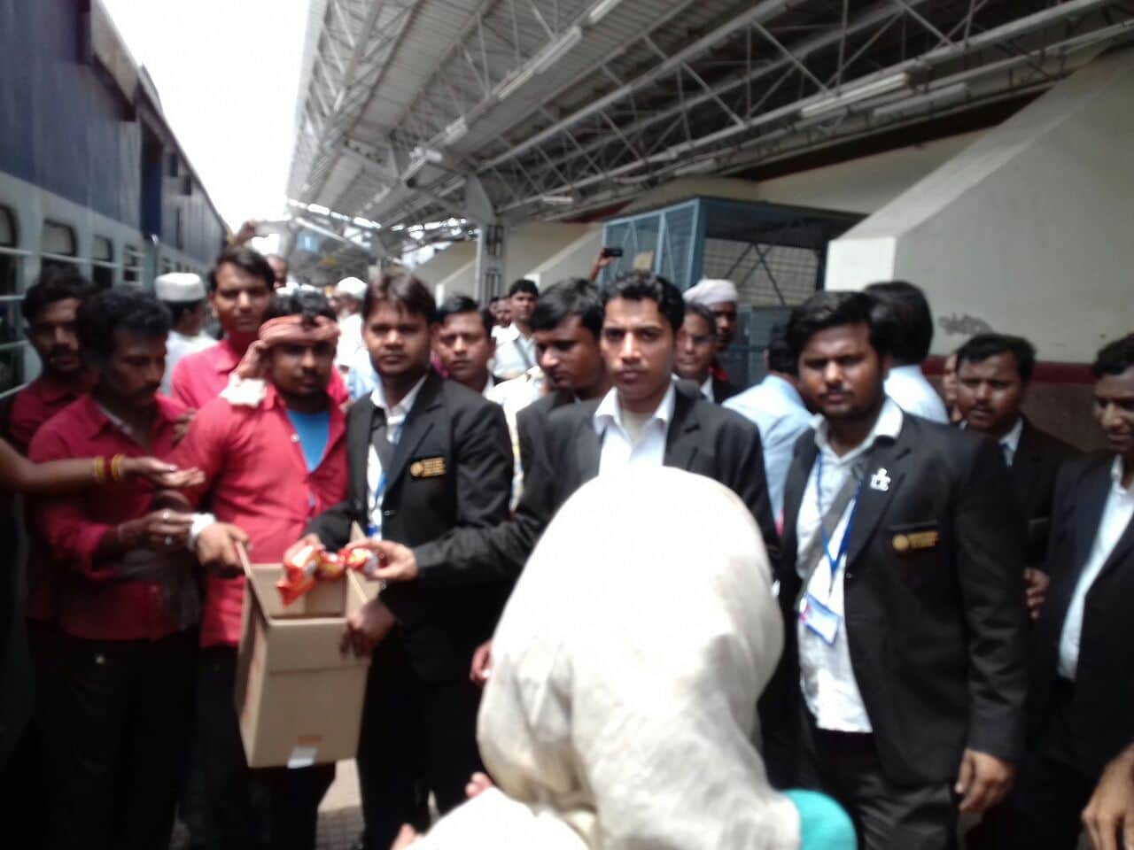 passengers told about rail accident in auraiya after reaching tundla