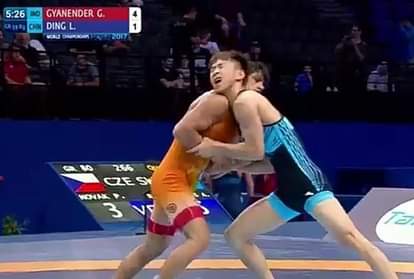world wrestling championship gyanendra missed chance of bronze