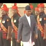 nepal prime minister sher bahadur deuba accorded ceremonial reception at rashtrapati bhavan