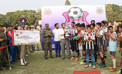 CRPF organised Football tournament for kashmir girls