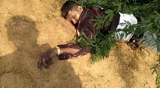 soldier dead body found near railway track