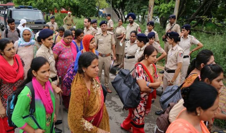 Baba Ram Rahim verdict, Huge crowed in panchkula