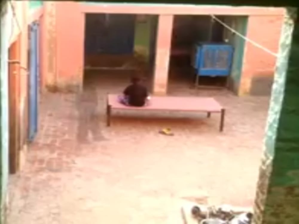 women choti cutting incident captured in cctv camera