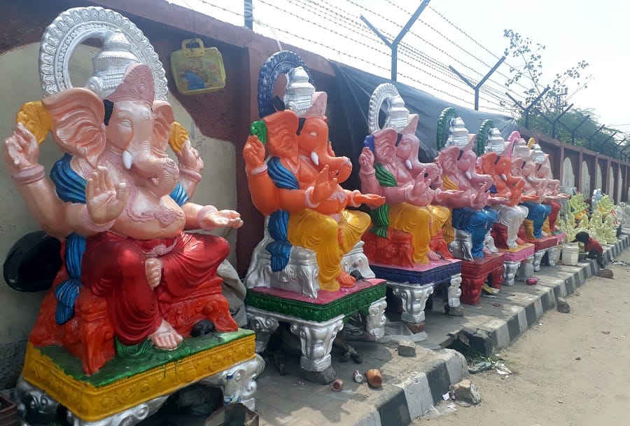 ganesh chaturthi preparation in jaipur