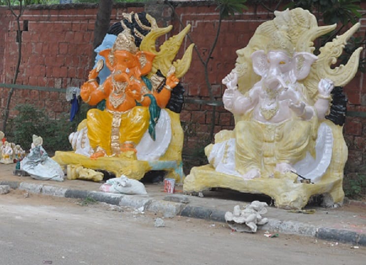 ganesh chaturthi preparation in jaipur