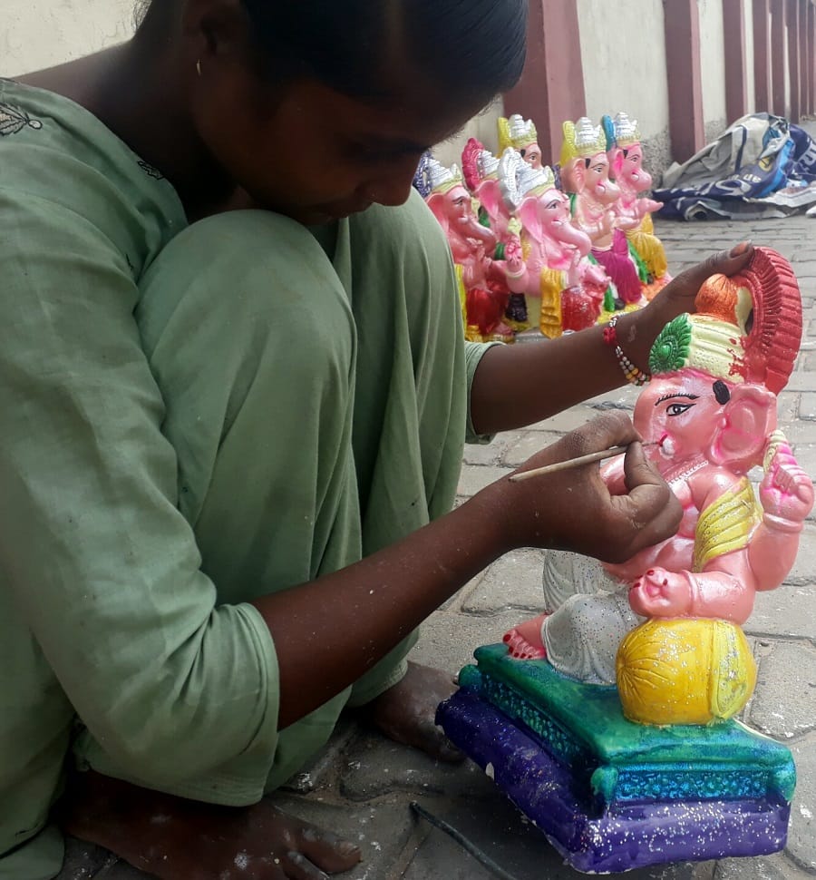ganesh chaturthi preparation in jaipur