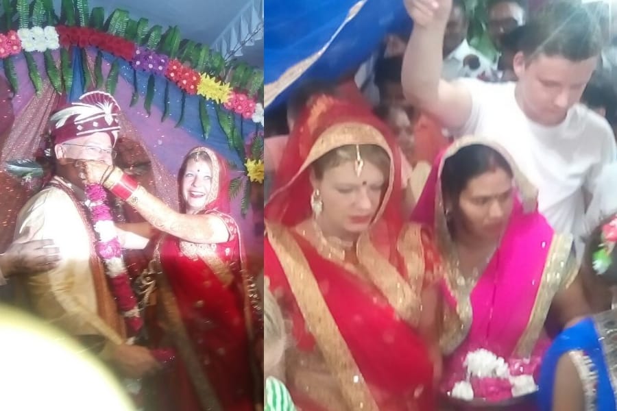 germon couple got married in raebareli.