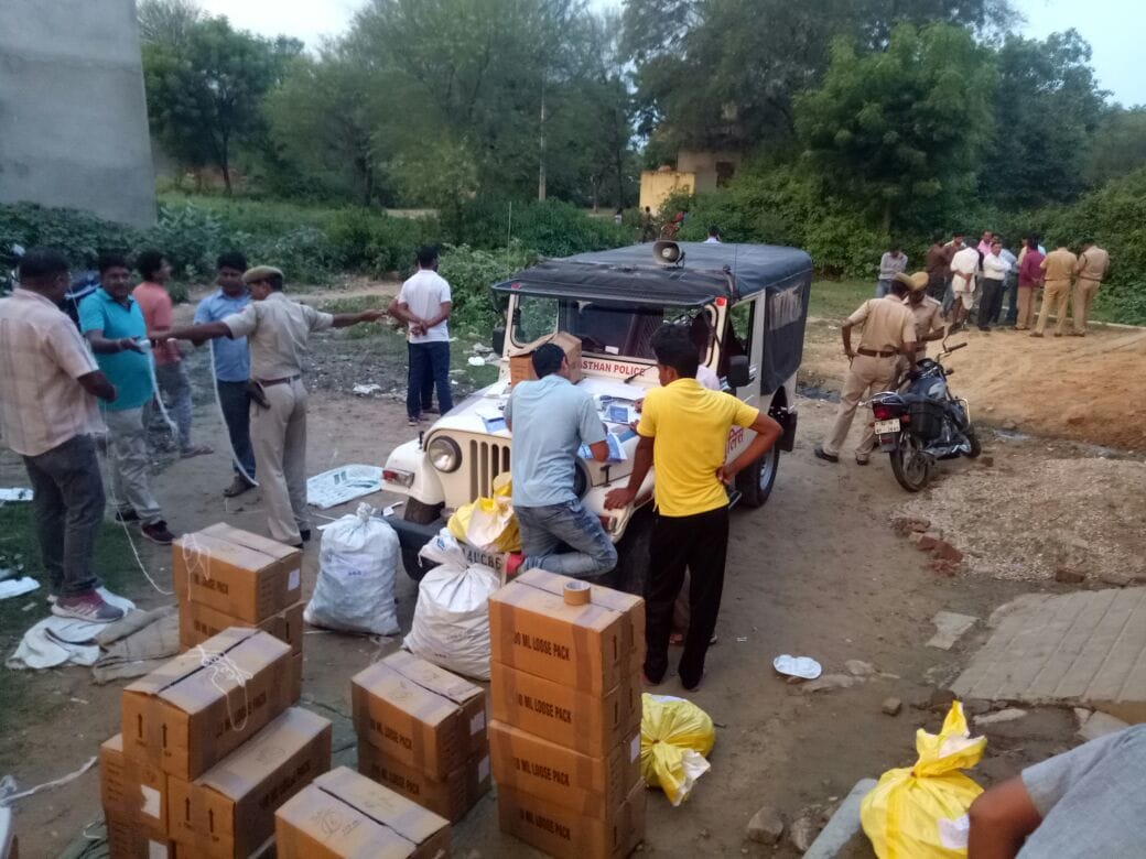 The drug on illegal drug warehouse, millions of medicines caught in jaipur