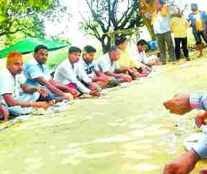 Bhandara in Ashram of Amethi