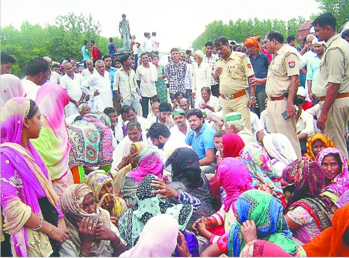 Jam in Raipur nangli