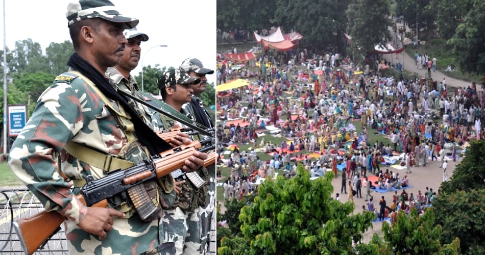 Baba Ram Rahim verdict, Huge crowed in panchkula