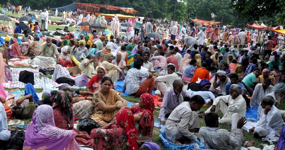 Baba Ram Rahim verdict, Huge crowed in panchkula