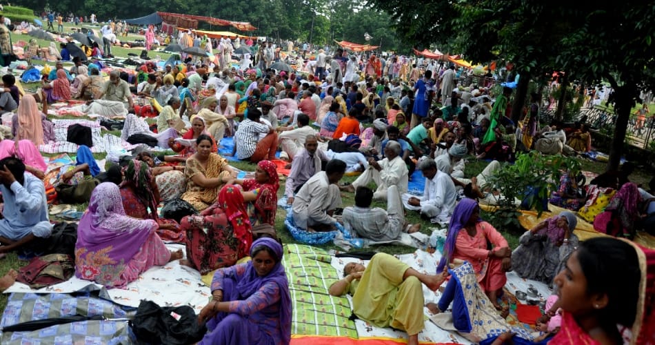 Baba Ram Rahim verdict, Huge crowed in panchkula