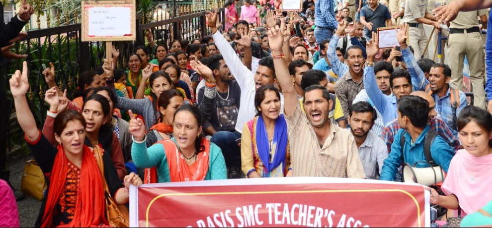 No policy is drafted for SMC teachers in Himachal Pradesh