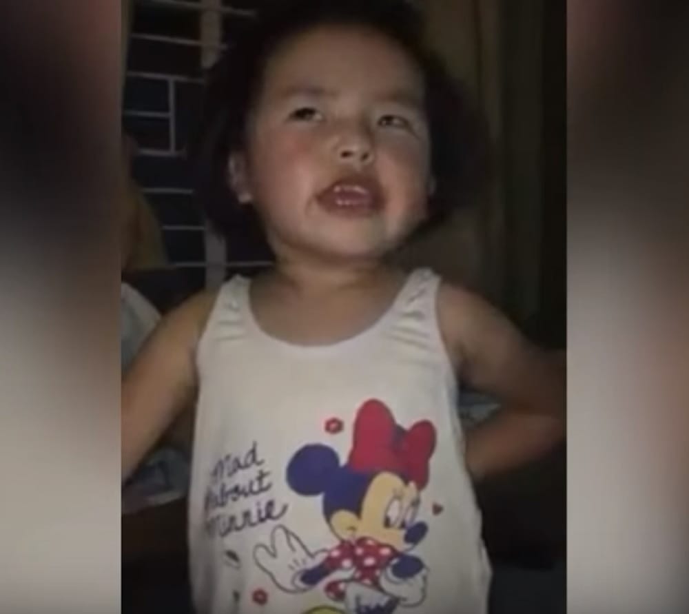 Viral Video cute girl sing the song Vande matram