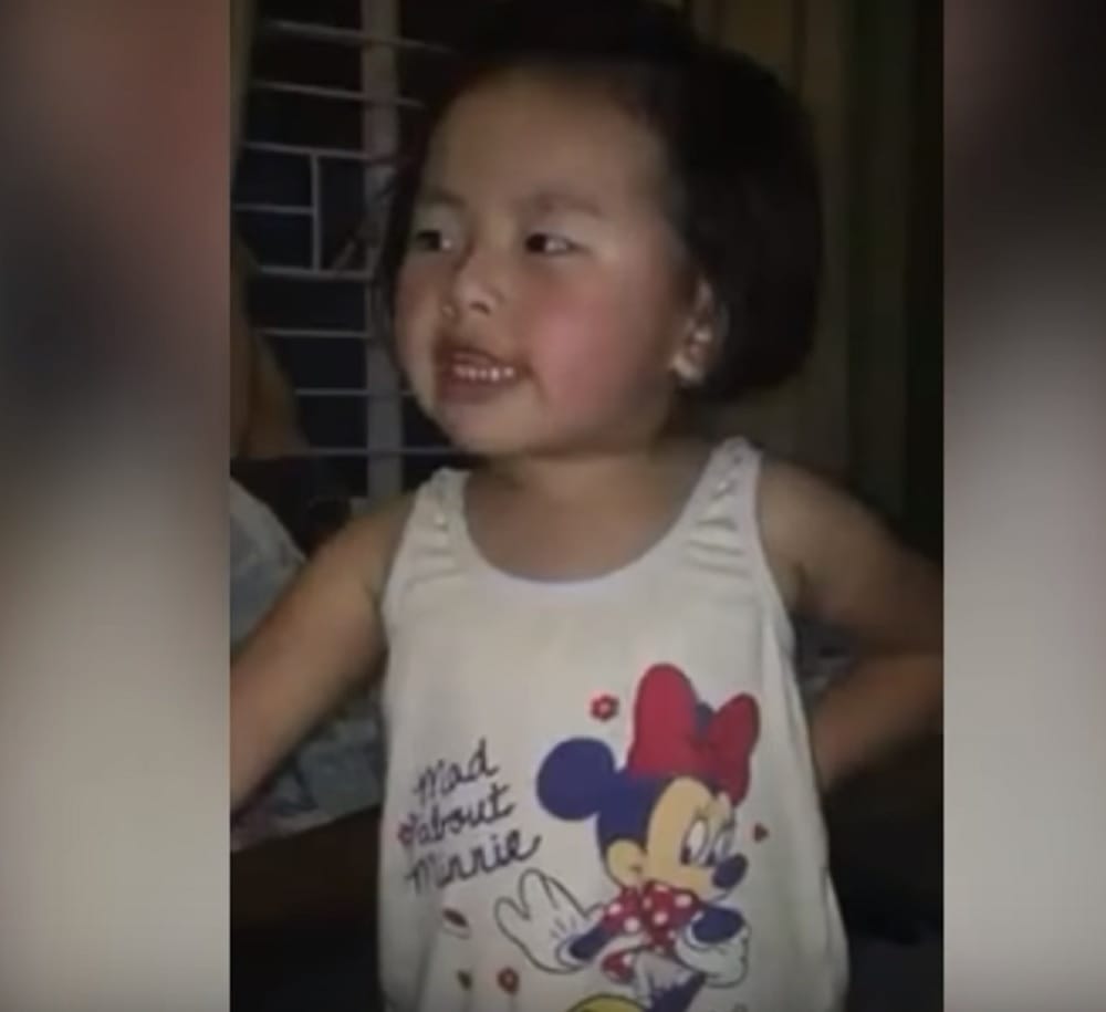 Viral Video cute girl sing the song Vande matram