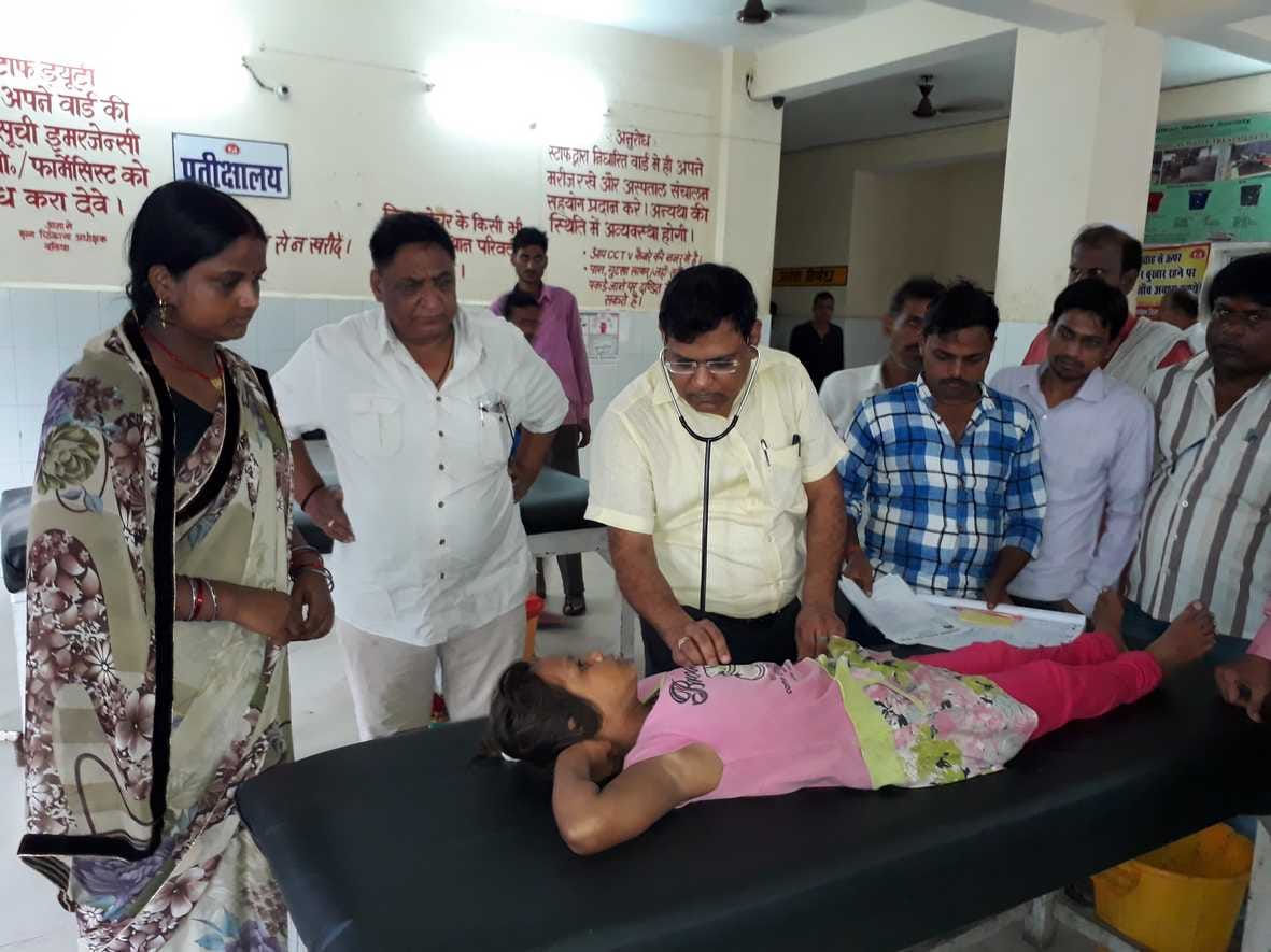 Girl's condition worsened