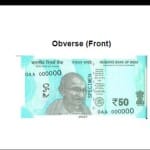 RBI shows image of new note 50 rupees on its website