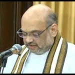 bjp chief amit shah and smriti irani takes oath as rajya sabha memeber position