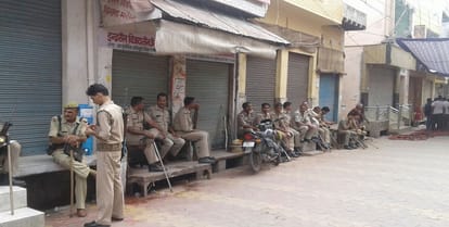 #RamRahim 'Barnawa Ashram' turned into a cantonment, force deployed throughout the city