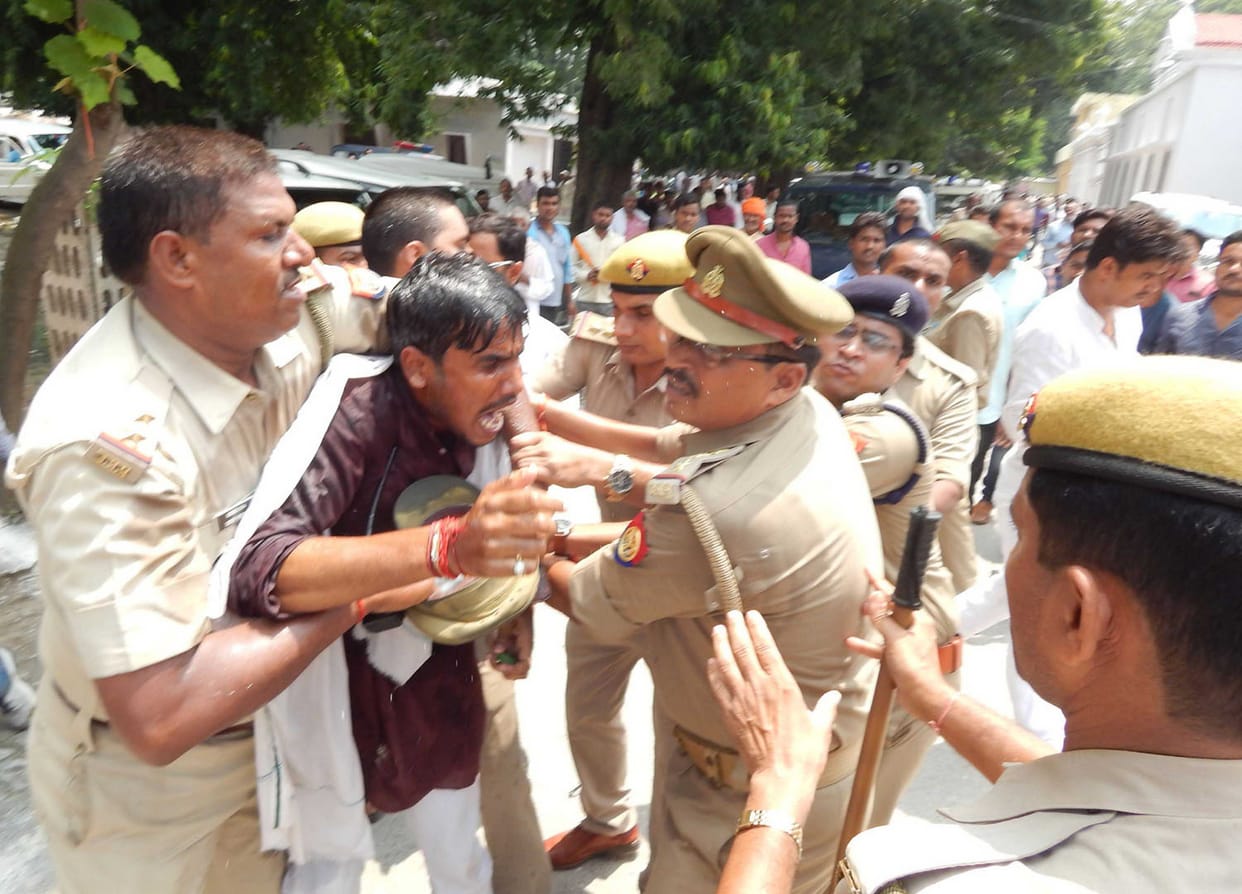 Former President of  student union attempt to burn self