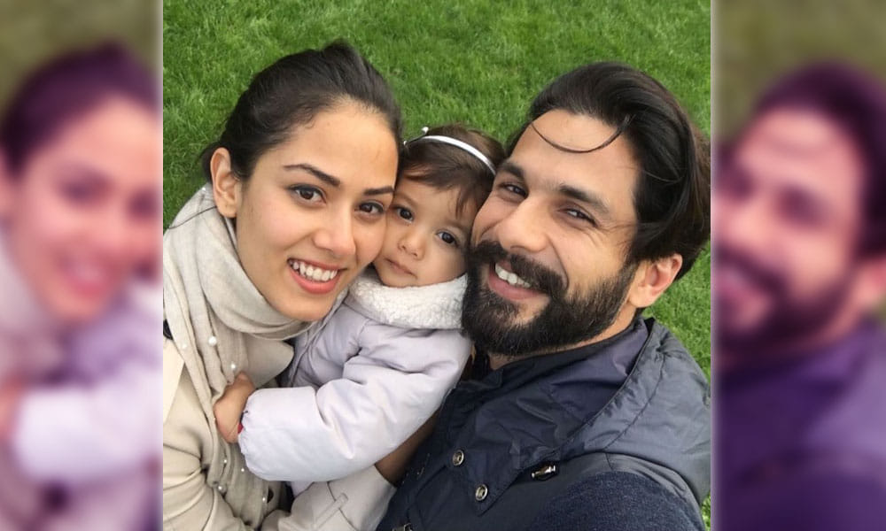 Shahid Kapoor Shares Adorable Picture With Wife Mira Rajput And Daughter Misha Rajput