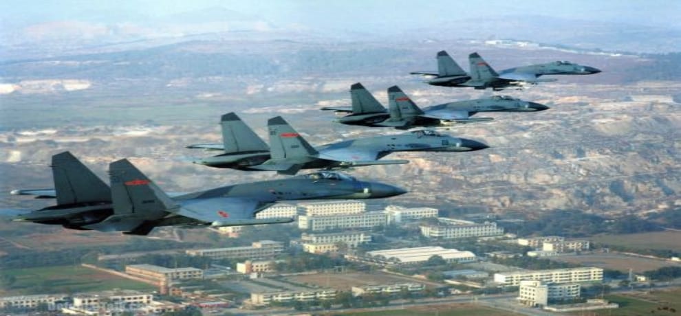 china says nothing will stop our Air Force Drills