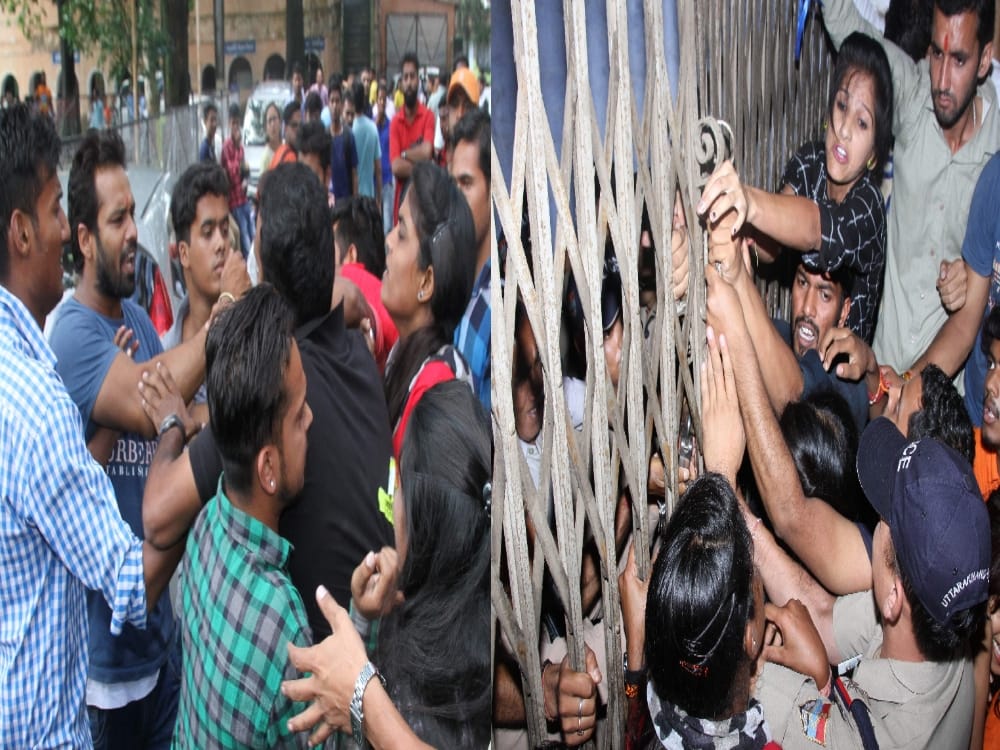 students fight during election campaign in dehradun dav college