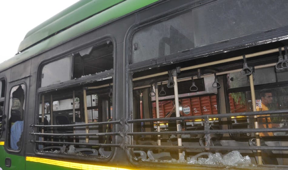 dtc all bus survices suspended on Sunday after violence by ram rahim followers 