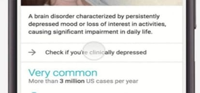 Now you can know from google that are depression or not