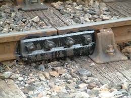 fish plate of railway track is open in ghazipur, passenger train stop