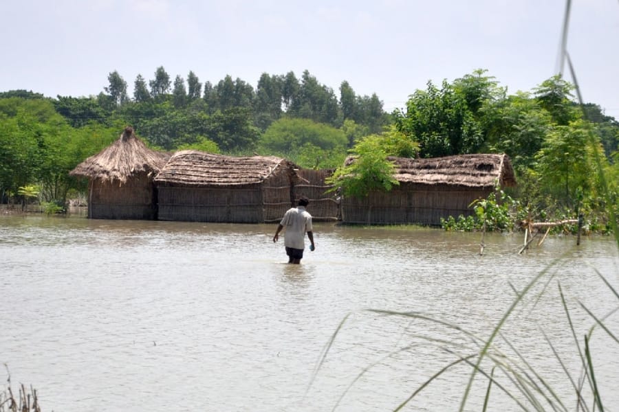 flood becomes disaster in Uttar Pradesh.