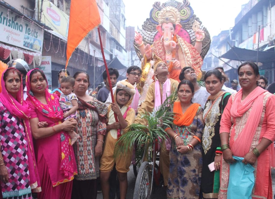 ganesh chaturthi 2017 shobha yatra celebration in dehradun
