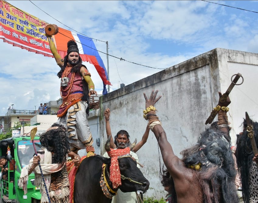 ganesh chaturthi 2017 shobha yatra celebration in dehradun
