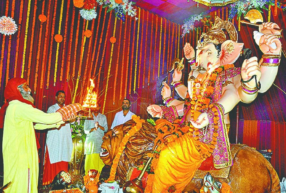 jammu celebrates the occasion of Ganesh Chaturthi