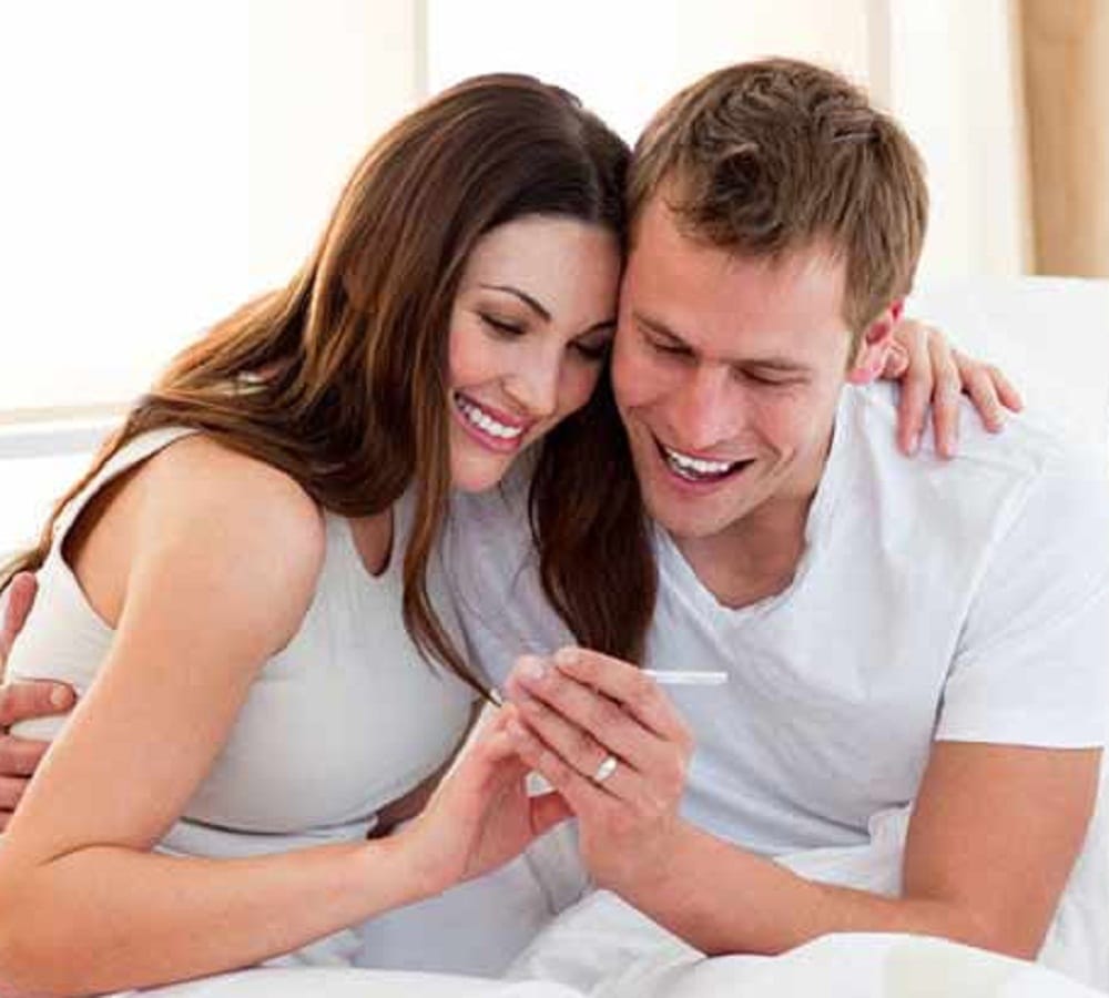 With the help of sugar you can do the pregnancy test at home 