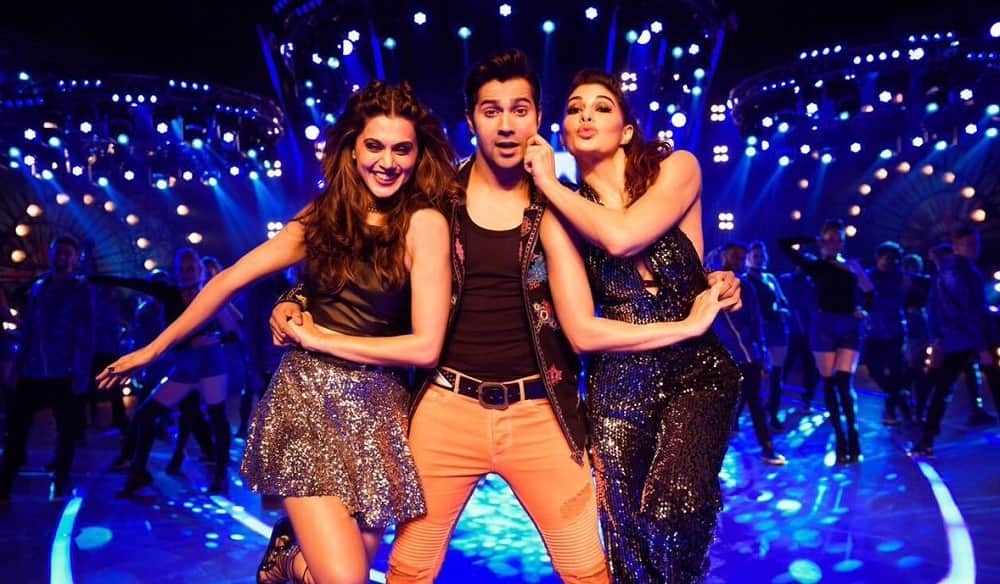 sourav ganguly shares the stage with varun dhawan during the promotion of judwaa 2
