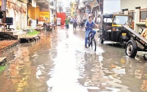 city drowned in only one hour rain