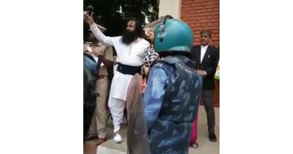 gurmeet ram rahim conviction leads violence, ram rahim first night in jail