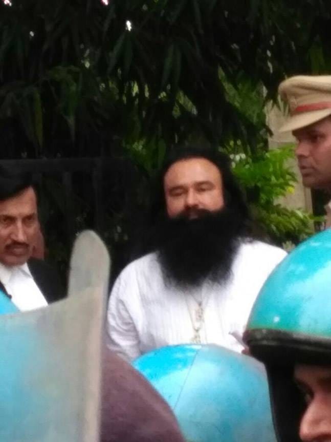New Pictures of ram rahim, panchkula news