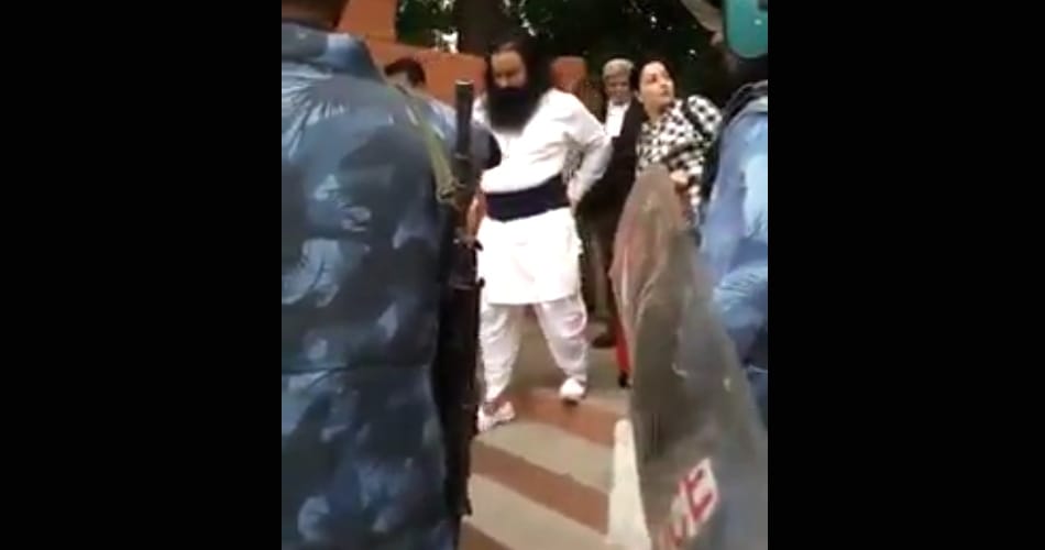 ram rahim red colored bag was part of the conspiracy to escape