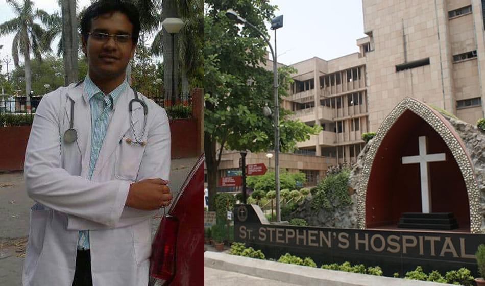 intern doctor shaswat pandey brutally murdered by surgical blade in st stephens hospital of delhi