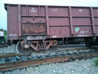 goodstrain crash in Lucknow.
